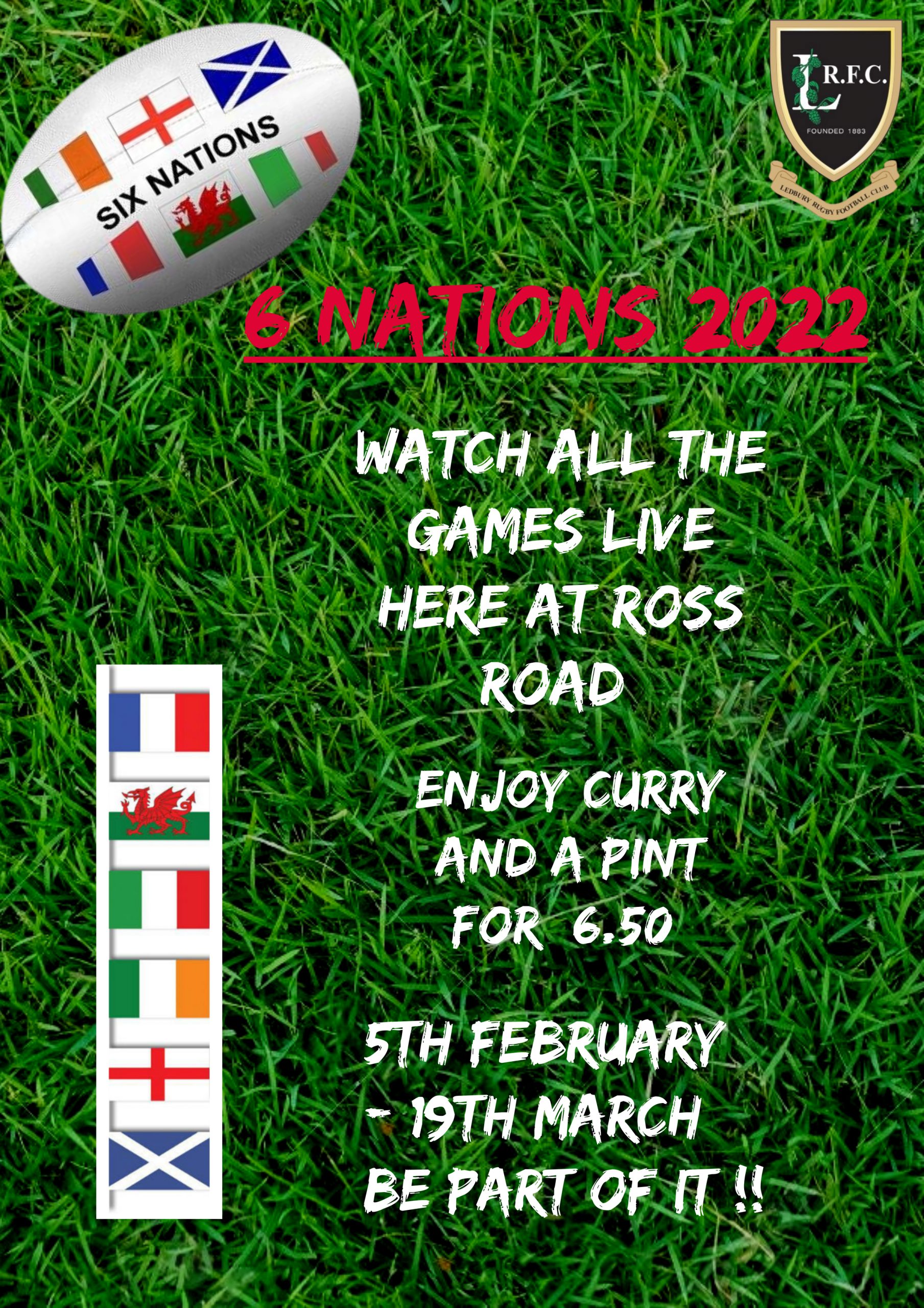 Six Nations 2022 Ledbury Rugby Club